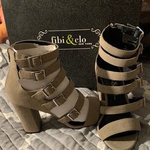 Fibi&Clo Dallas Sandal Boots Size 7